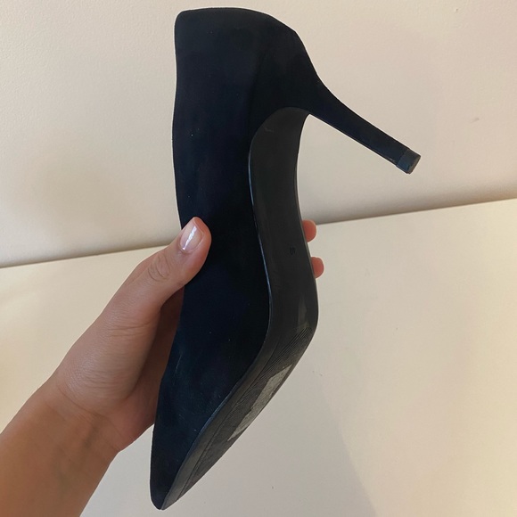 BLACK VELVET HEELS H&M - Picture 3 of 4